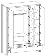 Шкаф  Loft SZF3D2S