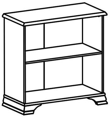 Тумба  Kentaki Белый KOM2D