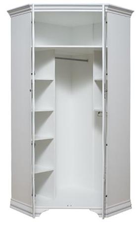 Шкаф угловой  Kentaki Белый SZFN2D