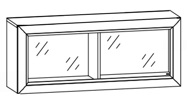 Шкаф навесной  Коен Сосна SFW1W/103