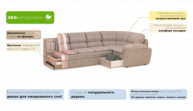 Бергамо угловой