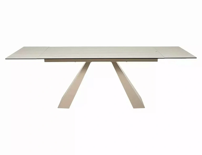 Стол обеденный SIGNAL SALVADORE Ceramic бежевый травертин/кашемир 160-240/90