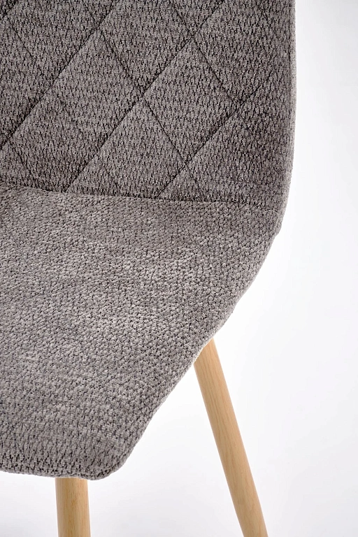 Стул HALMAR K525 WDF серый/натуральный