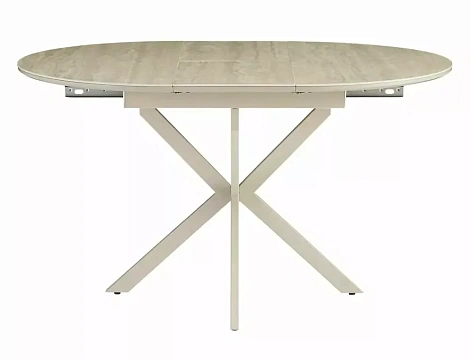 Стол обеденный SIGNAL GASTON Ceramic травертин/кашемир 100-135/100
