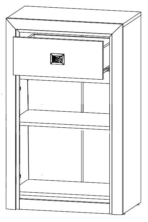 Тумба  Коен Сосна KOM1D1S