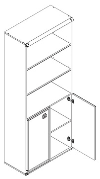 Шкаф JREG 2do