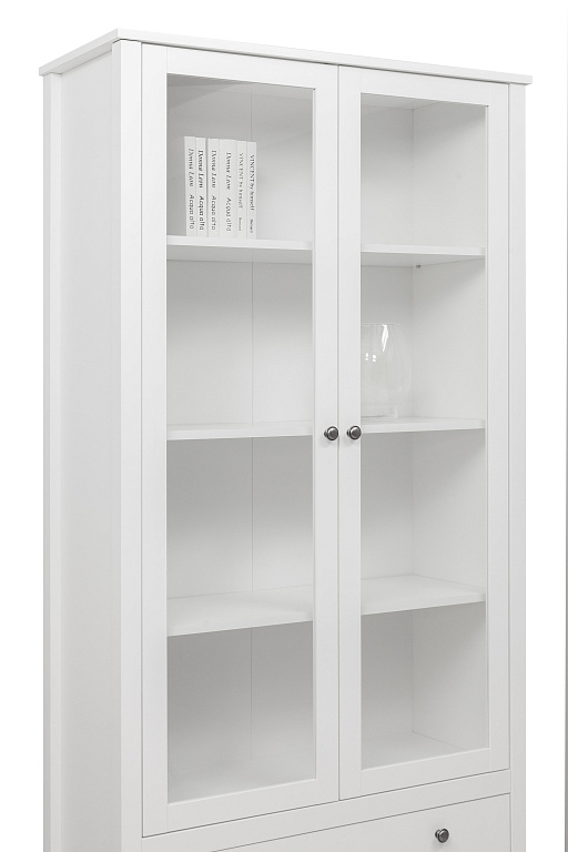 Шкаф с подсветкой  Ewa белая REG2W2S