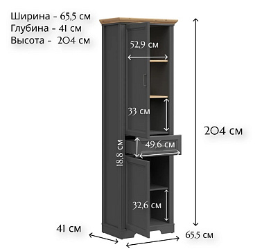Шкаф REG2D1S