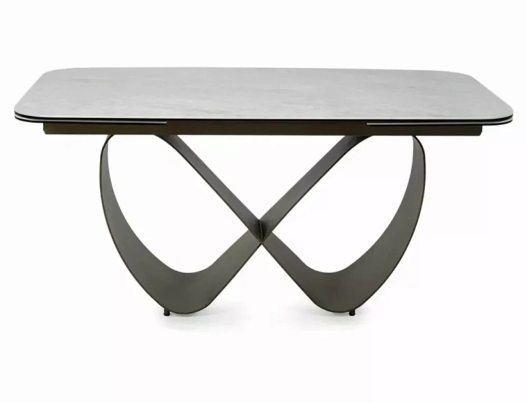 Стол обеденный SIGNAL INFINITY Ceramic бежевый Taj Mahal/медный 160-240/95