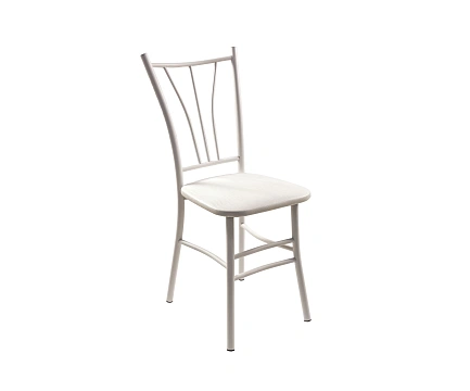 Стул ВВР Трилогия белый крокодил/белый, экокожа
