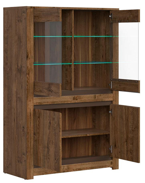 Шкаф с подсветкой  Kada REG2W2D